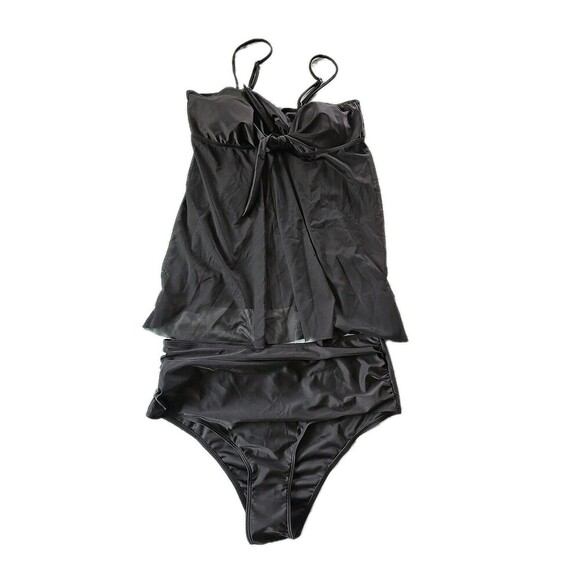 New Women's 2x (14/16) Two-piece Sexy Unbranded Tankini Lingerie Style Swimsuit - Picture 1 of 3